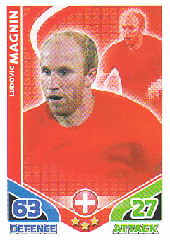 Ludovic Magnin Switzerland 2010 World Cup Match Attax #233